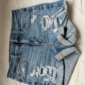 American Eagle Outfitters Light Blue Denim Shorts